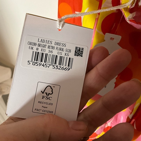 Dolls Kill Glamorous Care flower power vintage vibes halter dress XS - Picture 5 of 6